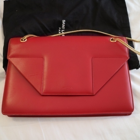 Saint Laurent classic medium Betty bag red - Picture 1 of 12